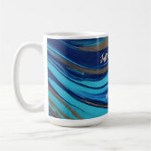 Mug Motivationnel-Abstrait Flow Art- (Gauche)