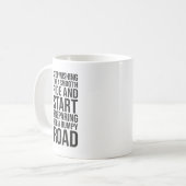 Mug Motivationnel modération de la marche par rapport  (Devant gauche)
