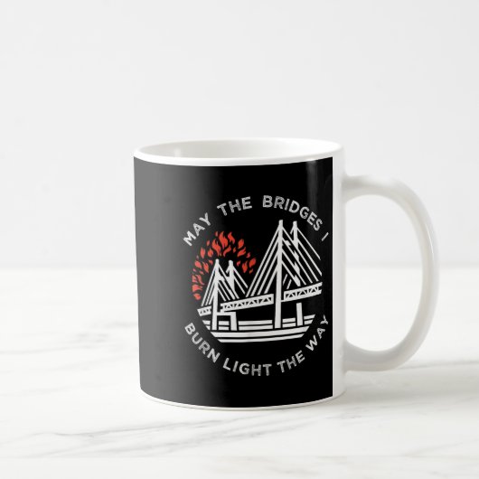 Mug Motivationnel - Puisse Les Ponts Brûler La Lumière (Droite)