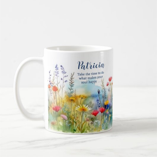 Mug Motivationnel Rendre Votre Âme Joyeuse Personnalis (Gauche)