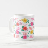 Mug Motivationnelle Inspirationnelle Créez Vos Propres (Devant gauche)