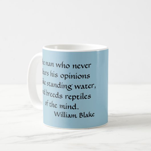 Mug motivationnelle William Blake* (Devant gauche)