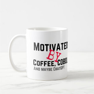 Mug Motivé par Café, Cobol et ChatGPT.w