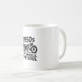 Mug Moto à deux roues, à une âme (Devant droit)