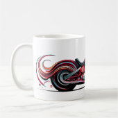 Mug Moto Abstrait (Gauche)