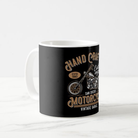 Mug Moto artisanale (Devant gauche)
