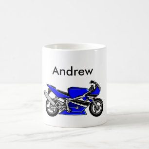 Mug Moto bleu