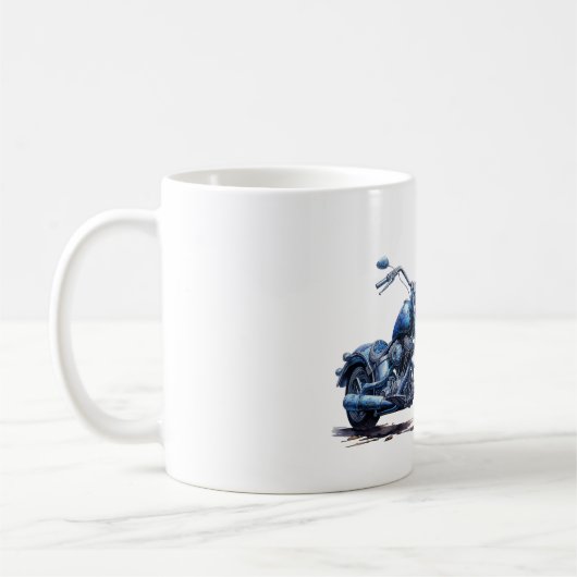 Mug Moto bleu (Gauche)