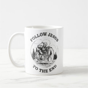 Mug Moto Christian Faith : Suivez Jesus Biker