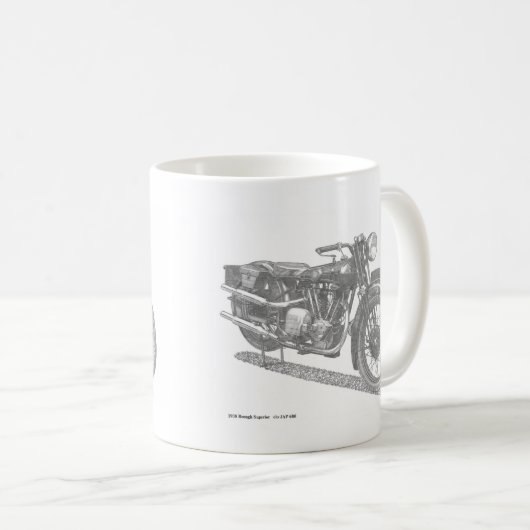 Mug Moto classique Calender (classique britannique) (Devant droit)