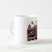 Mug Moto dans le désert Cactus Western Set (Devant gauche)