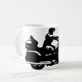 Mug moto de moto de motard goldwing (Devant gauche)