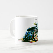 Mug Moto impressionnante rapide de speed-way (Devant gauche)
