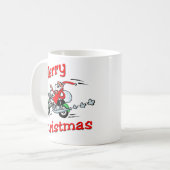 Mug Moto Père Noël (Devant gauche)