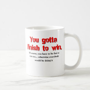 Mug Motocross Moto Cross Finish to Win Dirt Bike