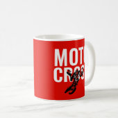 Mug Motocross Motorcycle Sport Pop Art (Devant droit)