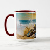 Mug Motocross Racer à Beach Race (Gauche)