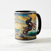 Mug Motocross Racer à Beach Race II (Devant droit)