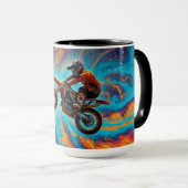 Mug Motocross Rider et Dreamscape (Devant droit)