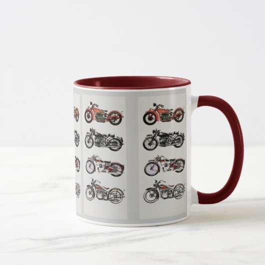 Mug MOTOCYCLES vintages (Droite)
