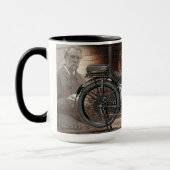 Mug Motocyclette 1927 plate du réservoir 500cc du (Gauche)