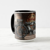 Mug Motocyclette 1927 plate du réservoir 500cc du (Devant gauche)