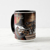 Mug Motocyclette 1929 supérieure de Brough SS100 (Devant gauche)
