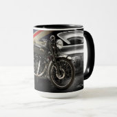 Mug Motocyclette 1952 noire de l'ombre 998cc de (Devant droit)