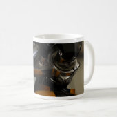 Mug Motocyclette Motard (Devant droit)
