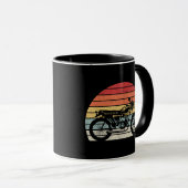Mug Motocyclette Rétro Vintage (Devant droit)