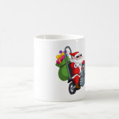 Mug motocycliste santa claus (Centre)