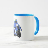 Mug MotoGP Suzuki simple style (Devant droit)