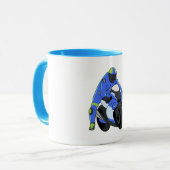 Mug MotoGP Suzuki simple style (Devant gauche)