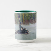 Mug Motoneige cool sur le thème des sports d'hiver de (Centre)