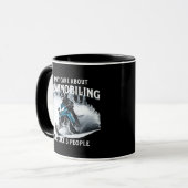 Mug Motoneige Drôle Motoneige (Devant gauche)