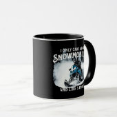 Mug Motoneige Drôle Motoneige (Devant droit)