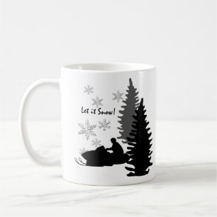 Mug Motoneige et neige