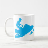 Mug Motoneige Motoneige Bleu (Gauche)