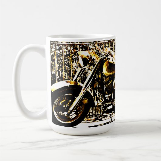 Mug Motorbike in Ancient Valbonne France  (Gauche)