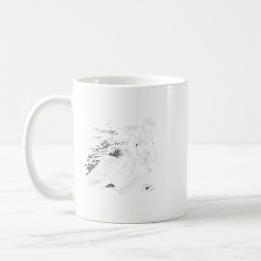 Mug Motorcross Motorcycle Enduro Motorcross Fan (Gauche)