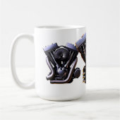 Mug Motorcycle Engine Coffee (Gauche)