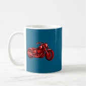 Mug Motorcycle Heart Biker Valentines Day Rider Couple (Gauche)