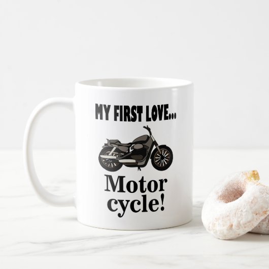 Mug Motorcycle motocycliste motocycliste (Avec donut)