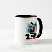 Mug Motorcycle Racing 2e Anniversaire Tshirts et cadea (Devant droit)