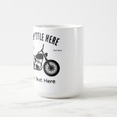 Mug Motorcycle Ride Speed and Freedom Design (Centre)