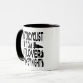 Mug Motorcycliste Amoureux des chats (Devant gauche)
