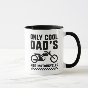 Mug Motos à dos de papa Cool