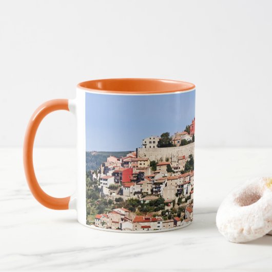 Mug Motovun Croatie (Avec donut)