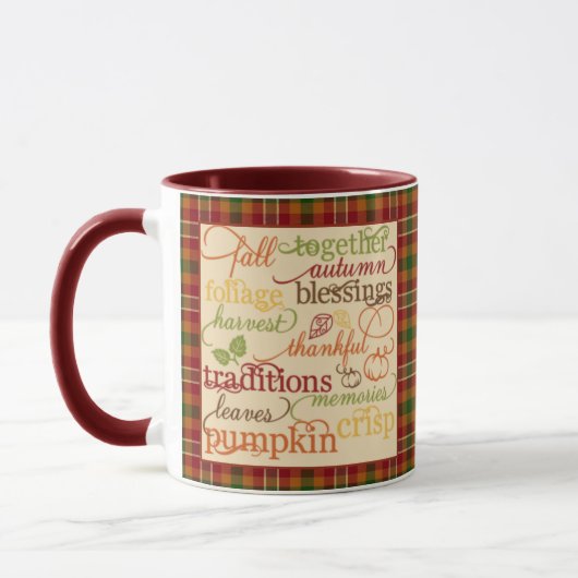 Mug Mots d'automne (Gauche)