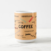 Mug Mots de café (Centre)